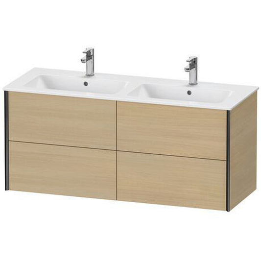 Duravit Xviu 50" x 22" x 19" Four Drawer Wall-Mount Vanity Unit, Mediterreanean Oak Real Wood Veneer (XV41290B271)