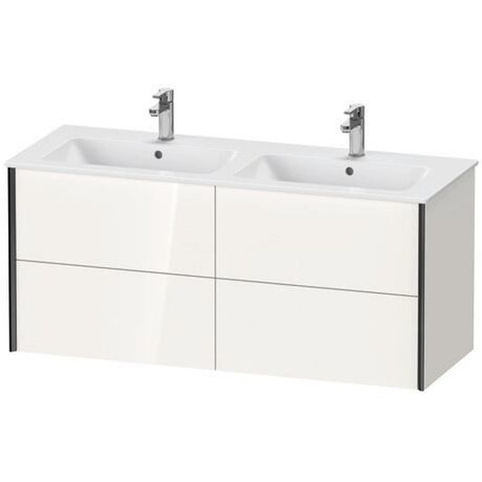 Duravit Xviu 50" x 22" x 19" Four Drawer Wall-Mount Vanity Unit, White High Gloss (XV41290B222)