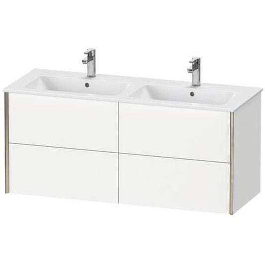 Duravit Xviu 50" x 22" x 19" Four Drawer Wall-Mount Vanity Unit, White Matt (XV41290B118)
