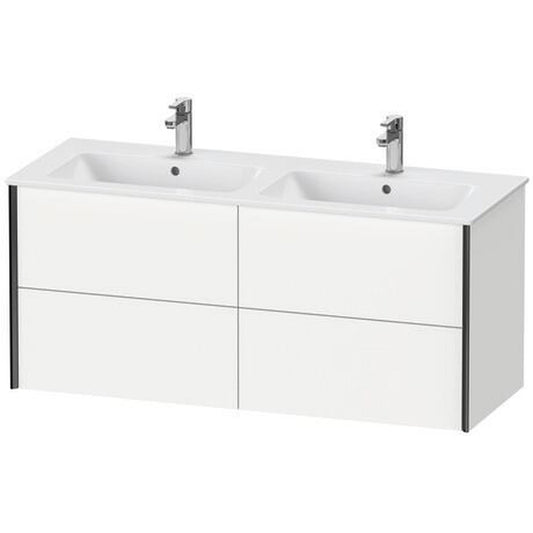 Duravit Xviu 50" x 22" x 19" Four Drawer Wall-Mount Vanity Unit, White Matt (XV41290B218)