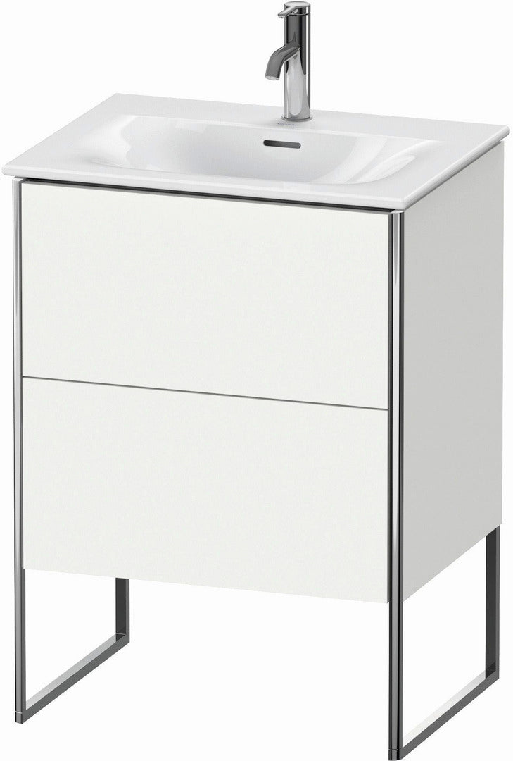 Duravit XSquare 24" White Matt Two Drawer Floorstanding Vanity Unit (XS452201818)