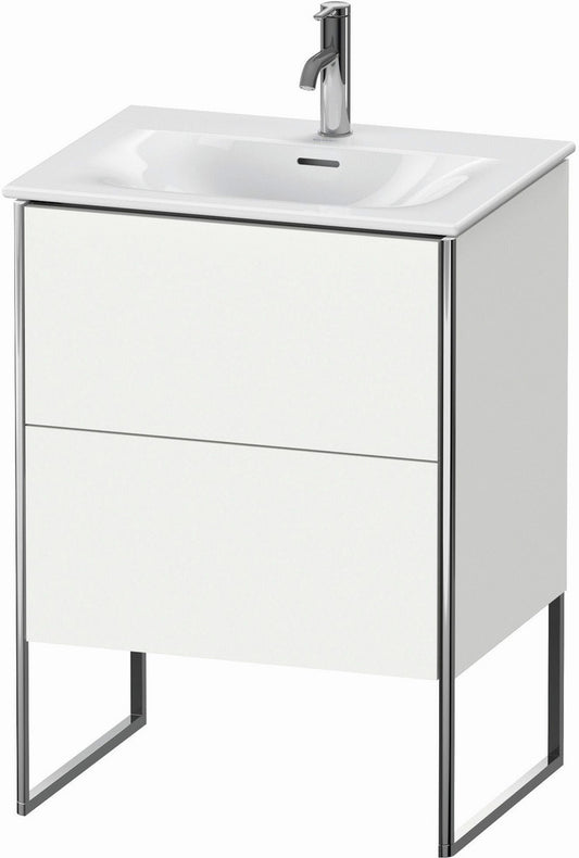 Duravit XSquare 24" White Matt Two Drawer Floorstanding Vanity Unit (XS452201818)