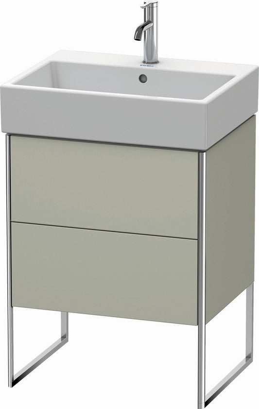 Duravit XSquare 23" Taupe Two Drawer Floorstanding Vanity Unit (XS447306060)