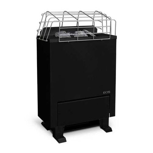 EOS Gracil 208V/3PH 7.5kW Black Freestanding Slim-Depth Electric Sauna Heater