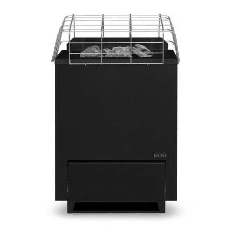EOS Gracil W 240V/2PH 9kW Black Wall-Mounted Slim-Depth Electric Sauna Heater