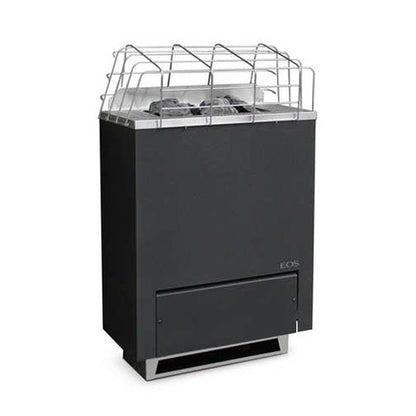 EOS Gracil W 208V/3PH 6kW Anthracite Wall-Mounted Slim-Depth Electric Sauna Heater