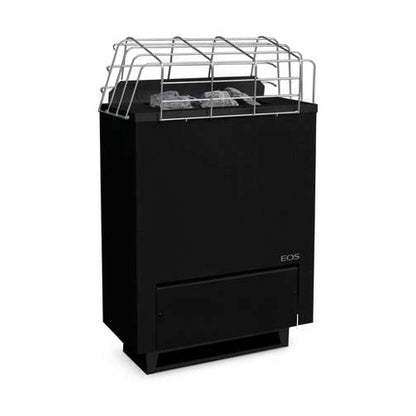 EOS Gracil W 240V/2PH 9kW Black Wall-Mounted Slim-Depth Electric Sauna Heater