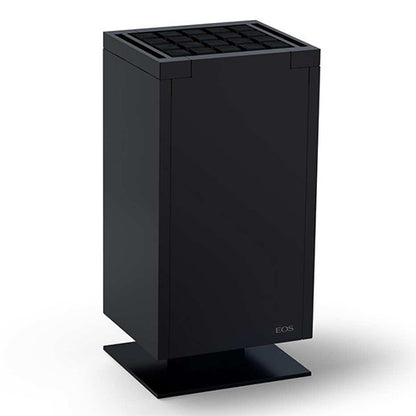 EOS Mythos S35 208V/3PH 7kW Black Freestanding Designer Sauna Heater