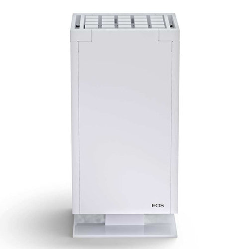 EOS Mythos S35 208V/3PH 7kW White Freestanding Designer Sauna Heater
