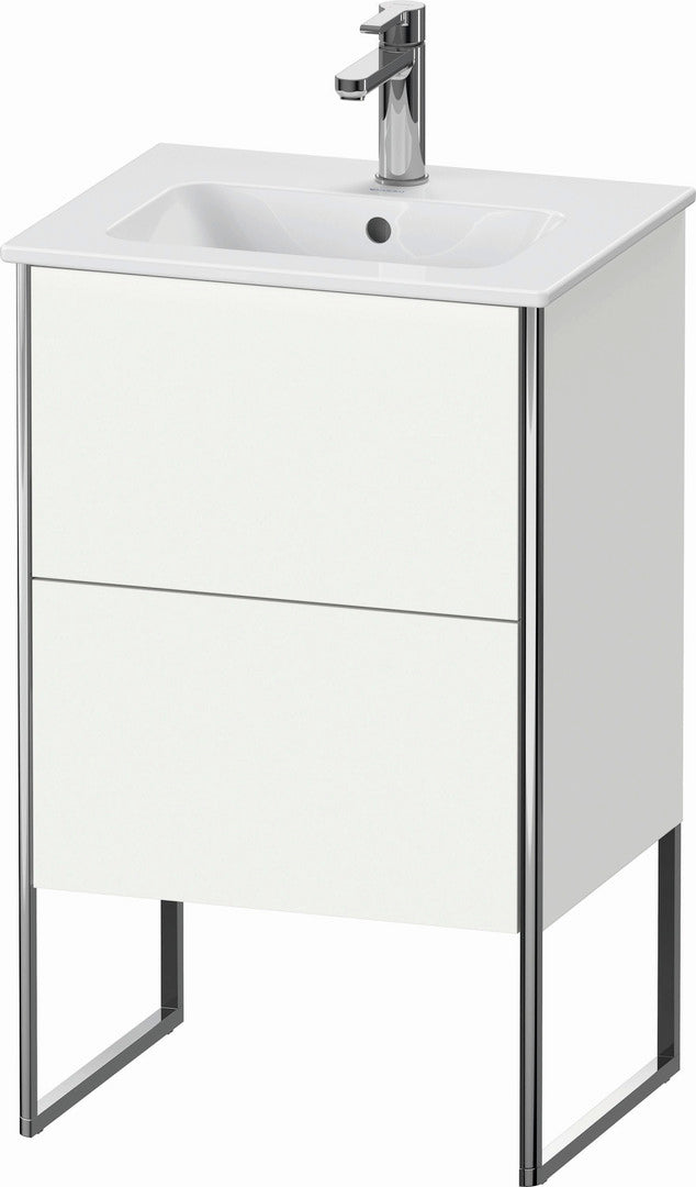 Duravit XSquare 20" White Matt Two Drawer Floorstanding Vanity Unit (XS445701818)