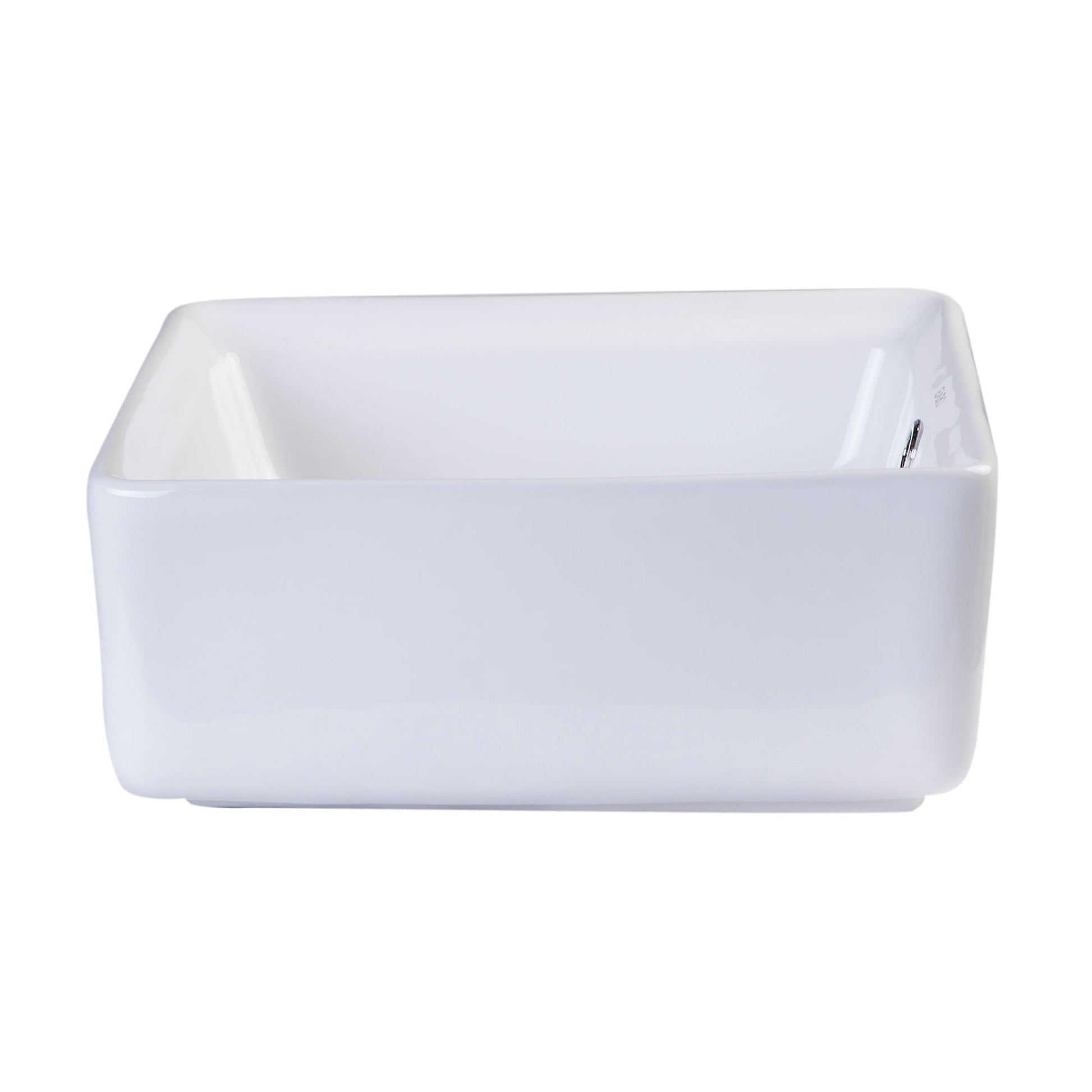 Eago 15" Square Ceramic Bathroom Sink