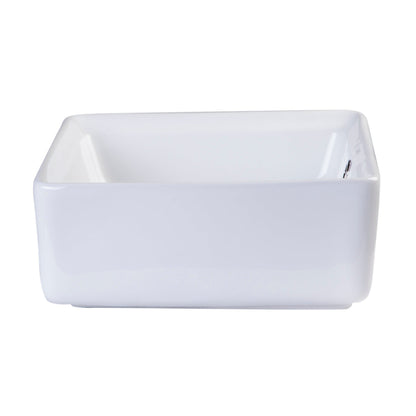 Eago 15" Square Ceramic Bathroom Sink