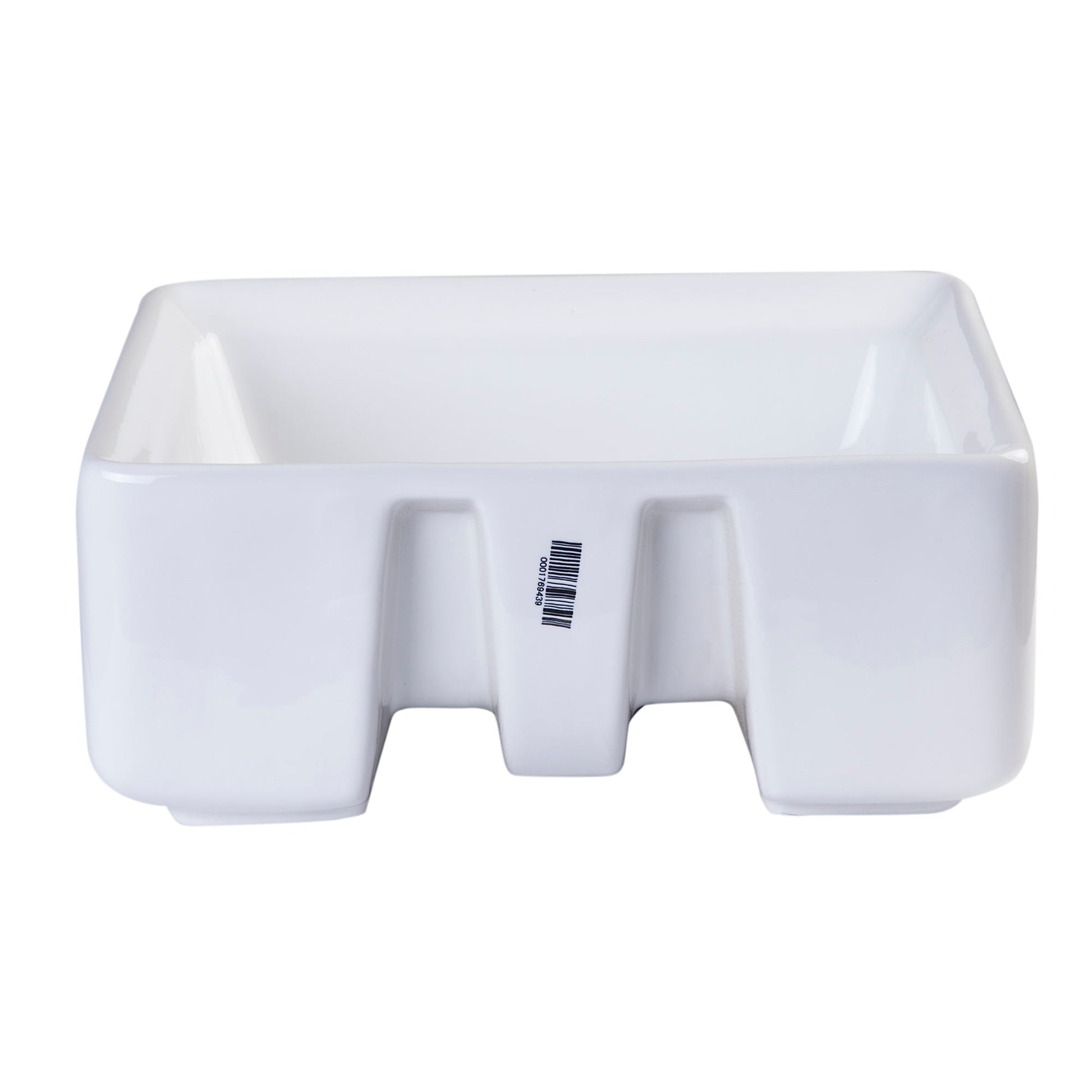 Eago 15" Square Ceramic Bathroom Sink