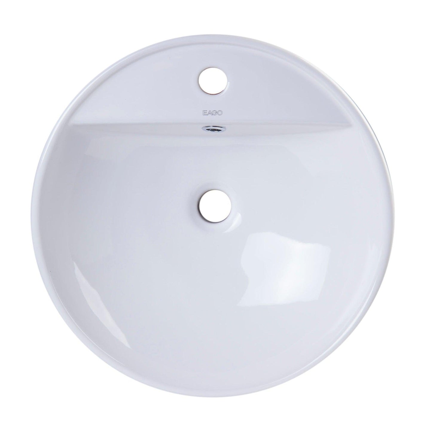 Eago 18" Round Ceramic Basin Vessel Bathroom Sink