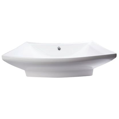 Eago 28" Rectangular Porcelain Bathroom Sink