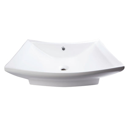 Eago 28" Rectangular Porcelain Bathroom Sink