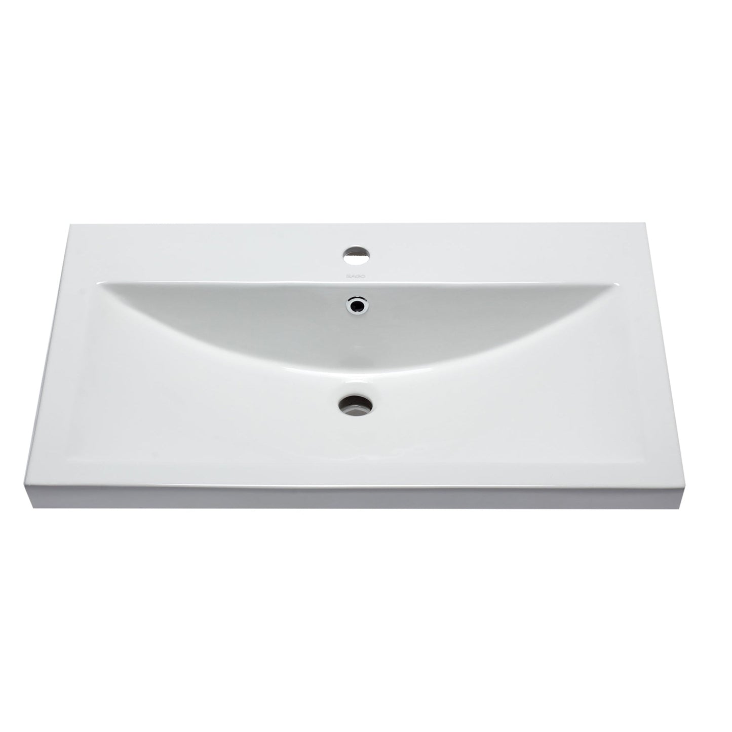 Eago 32"x19" White Ceramic Bathroom Sink