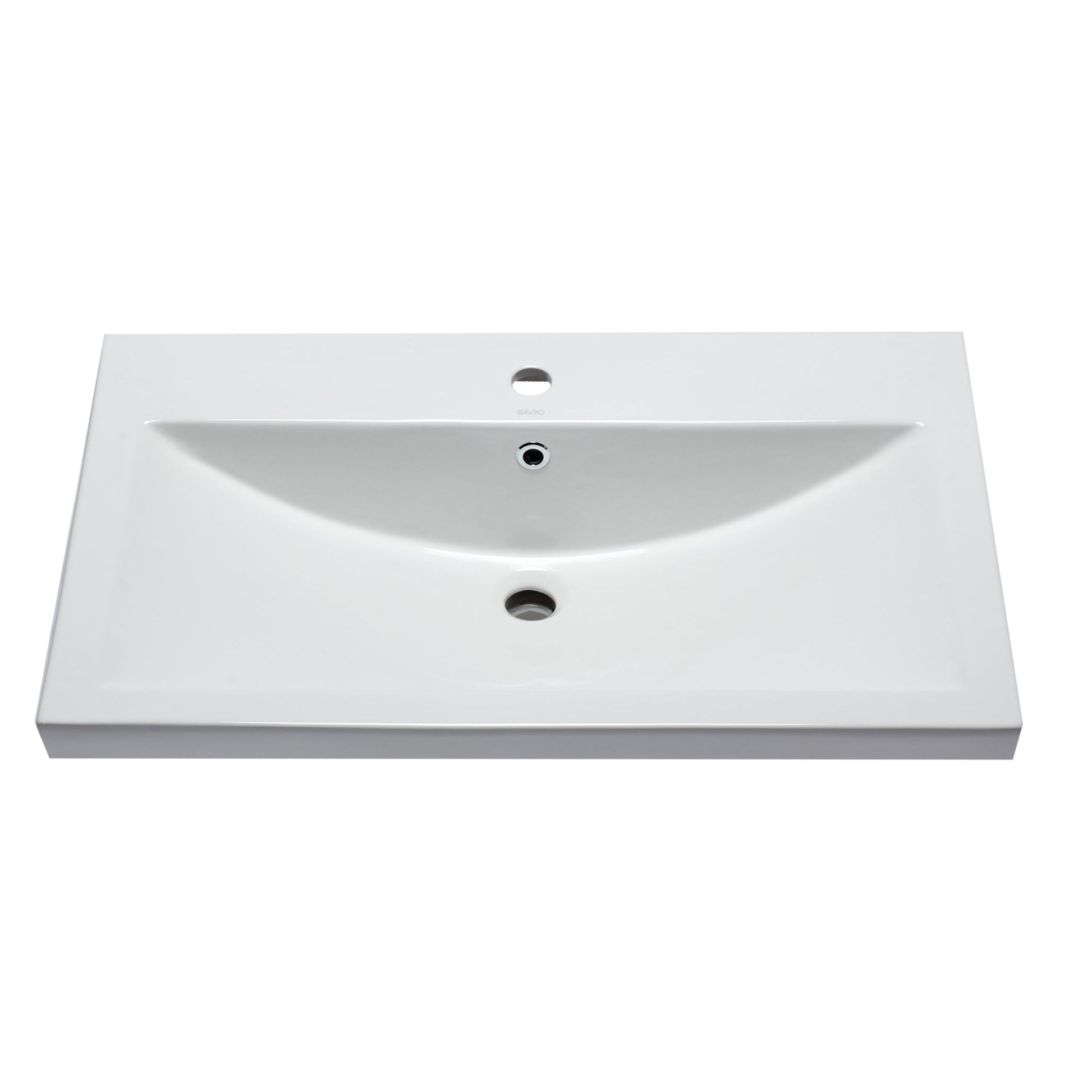 Eago 32"x19" White Ceramic Bathroom Sink