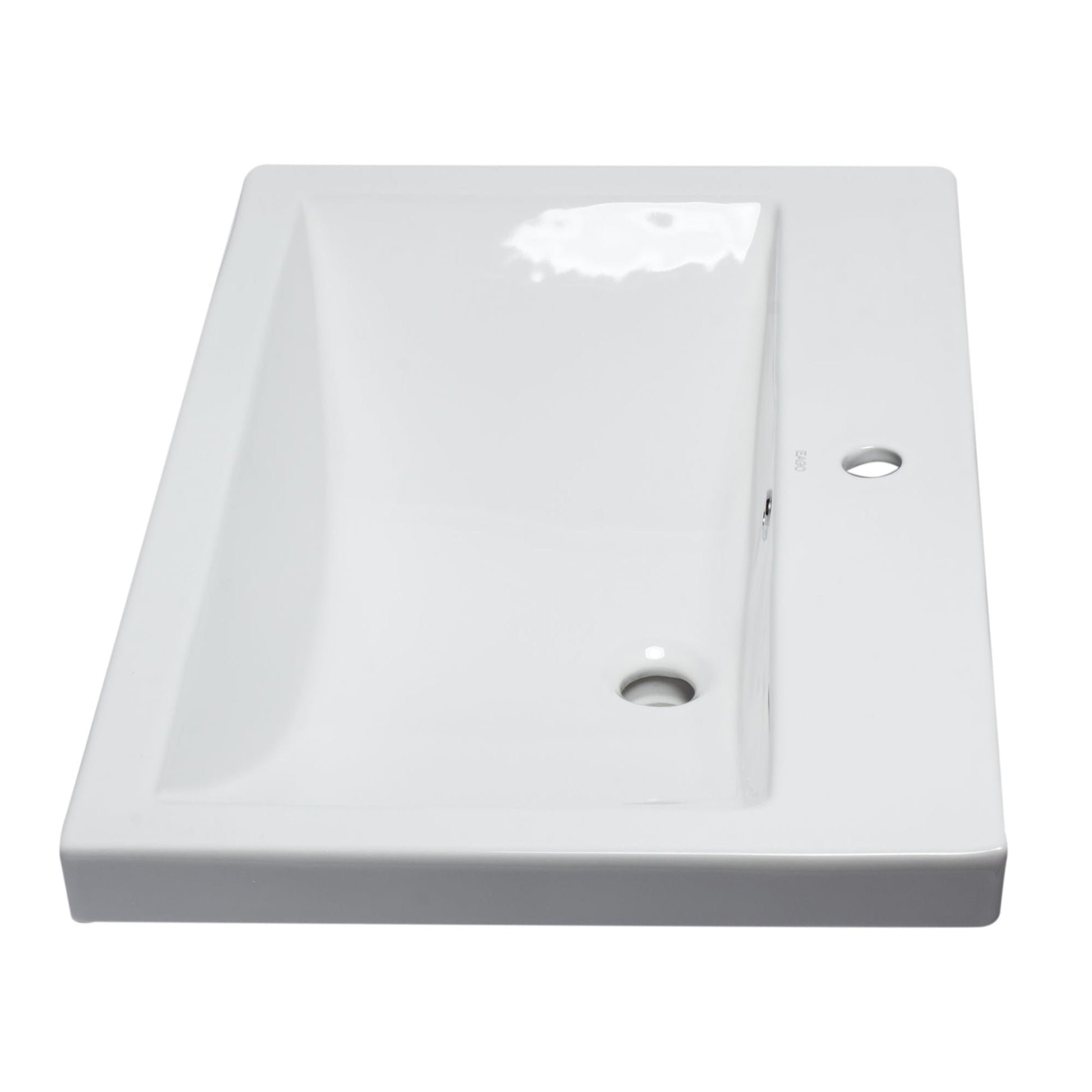 Eago 32"x19" White Ceramic Bathroom Sink