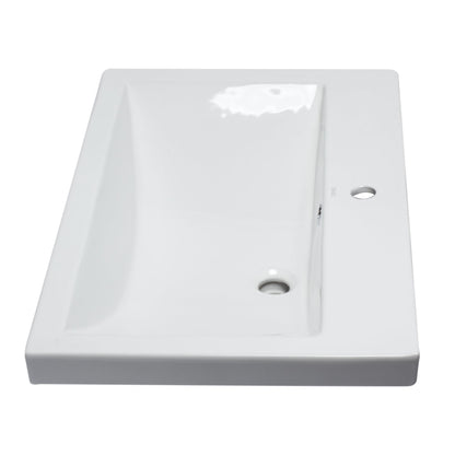 Eago 32"x19" White Ceramic Bathroom Sink
