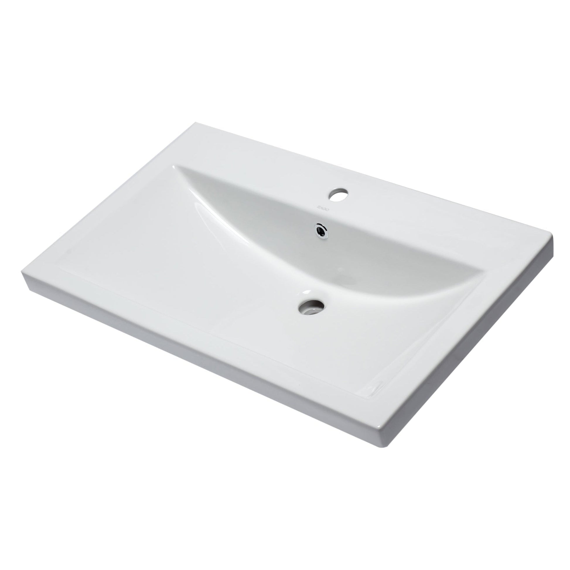 Eago 32"x19" White Ceramic Bathroom Sink