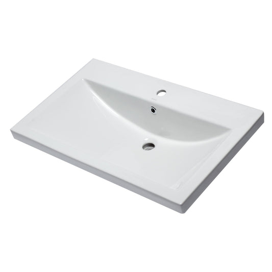 Eago 32"x19" White Ceramic Bathroom Sink