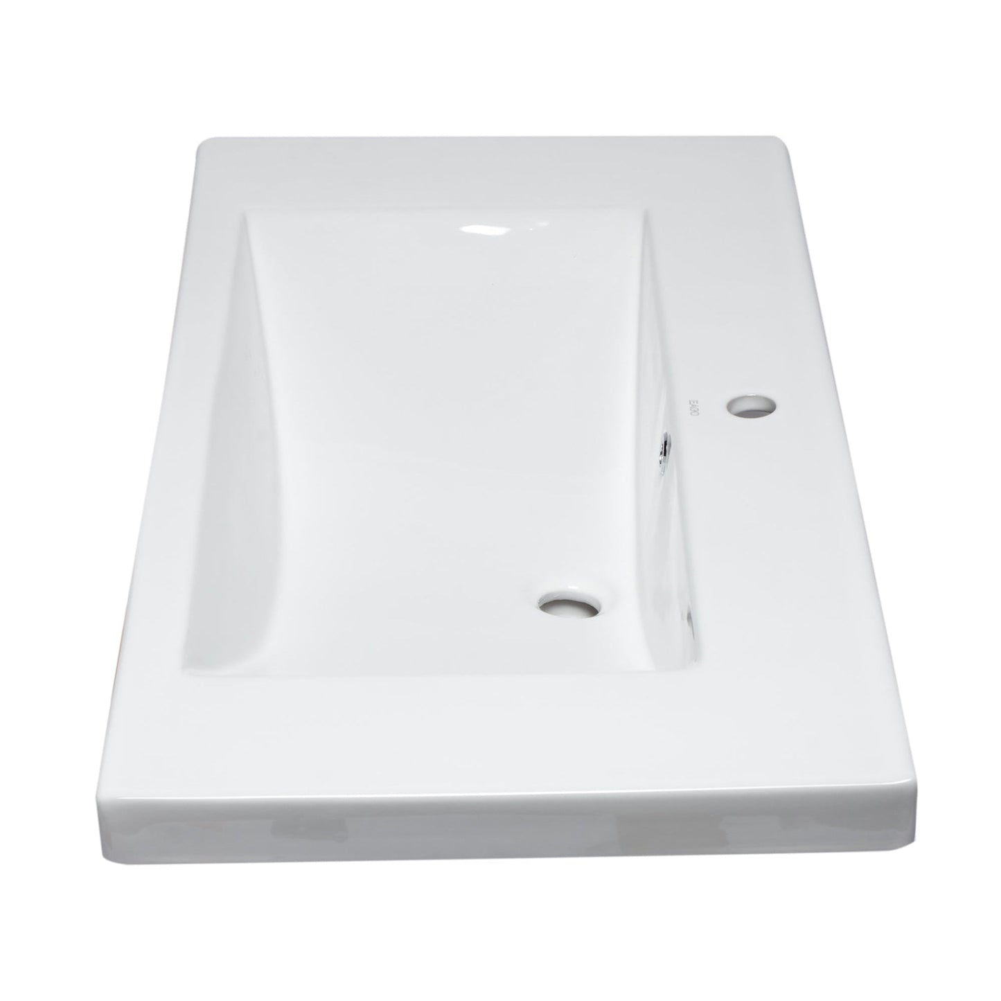 Eago 40"x19" White Ceramic Bathroom Sink