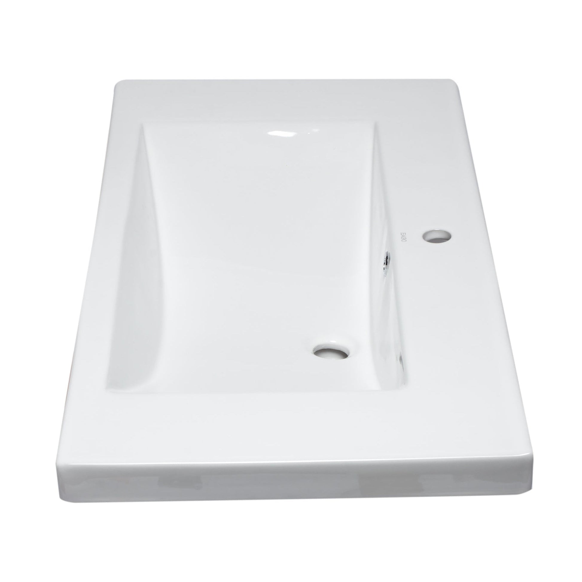 Eago 40"x19" White Ceramic Bathroom Sink