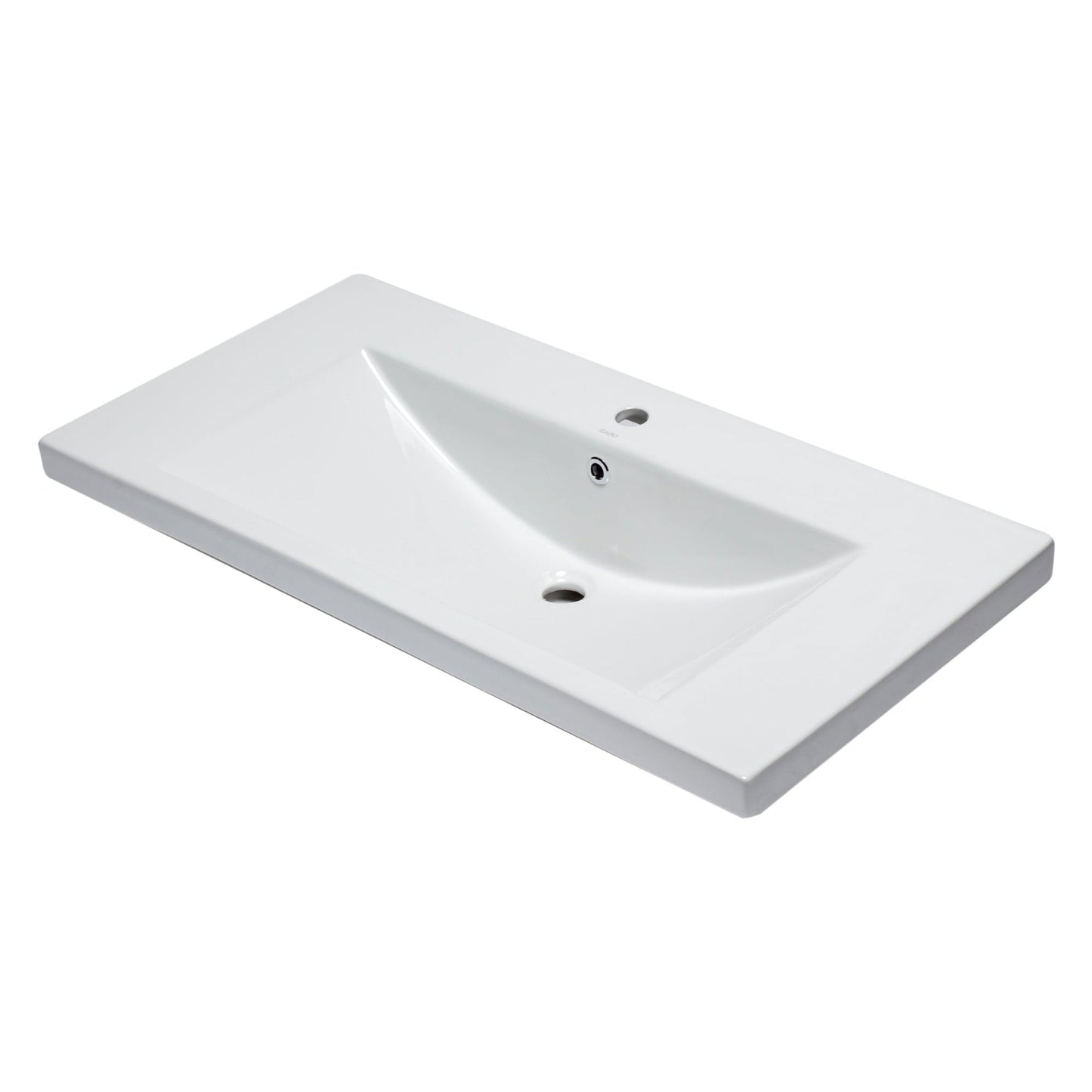 Eago 40"x19" White Ceramic Bathroom Sink