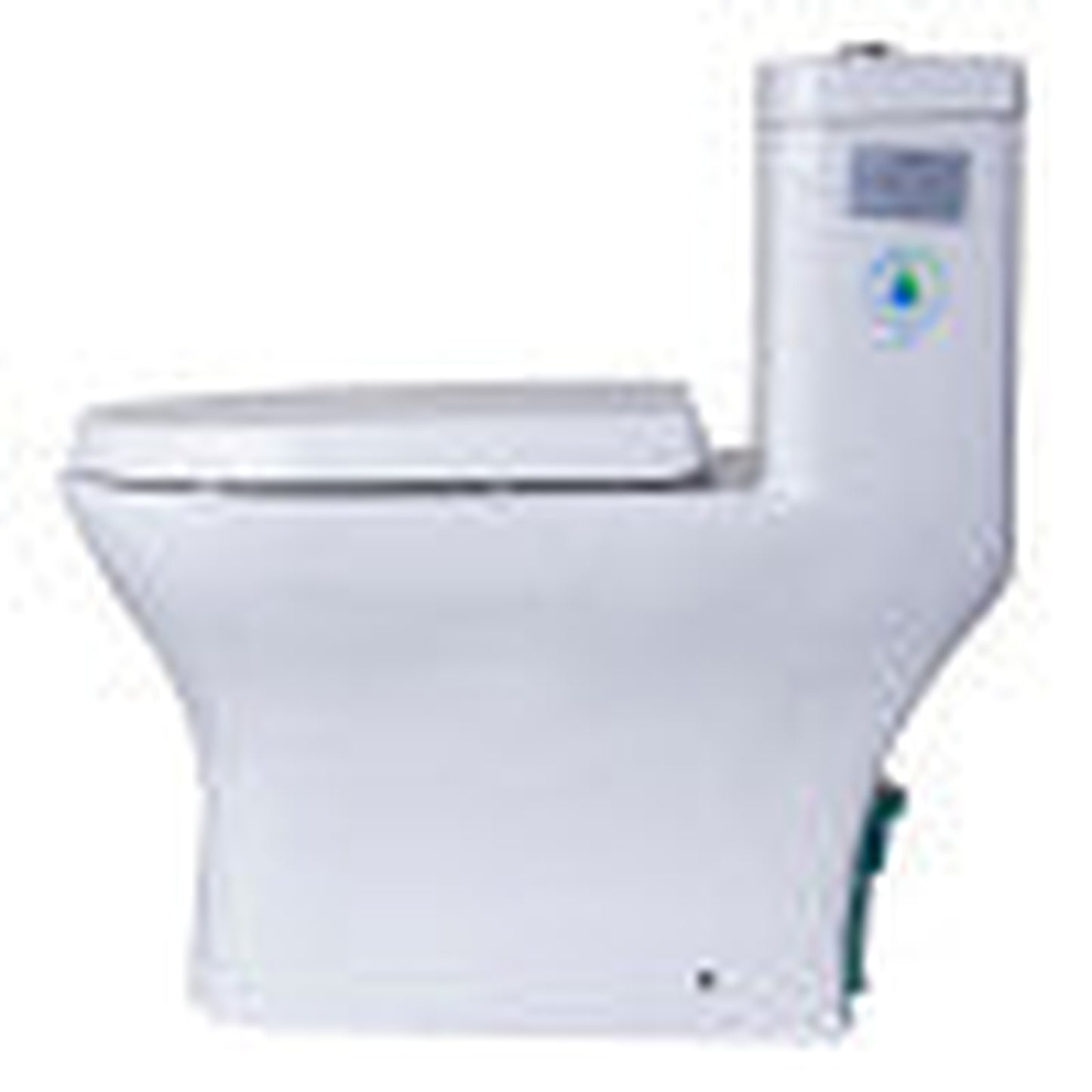 Eago Dual Flush One Piece Eco-friendly High Efficiency Low Flush 27" White Toilet