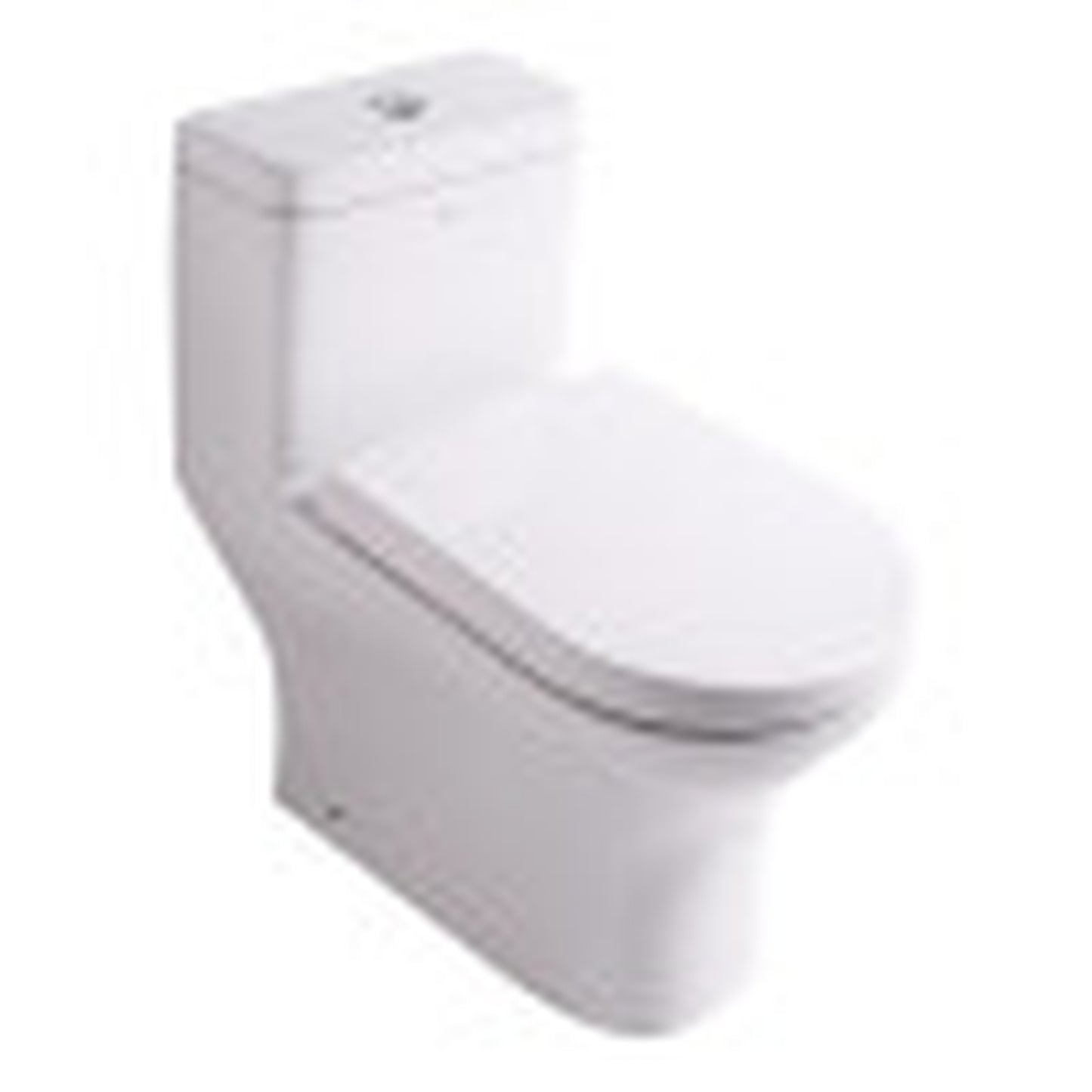 Eago Dual Flush One Piece Eco-friendly High Efficiency Low Flush 27" White Toilet