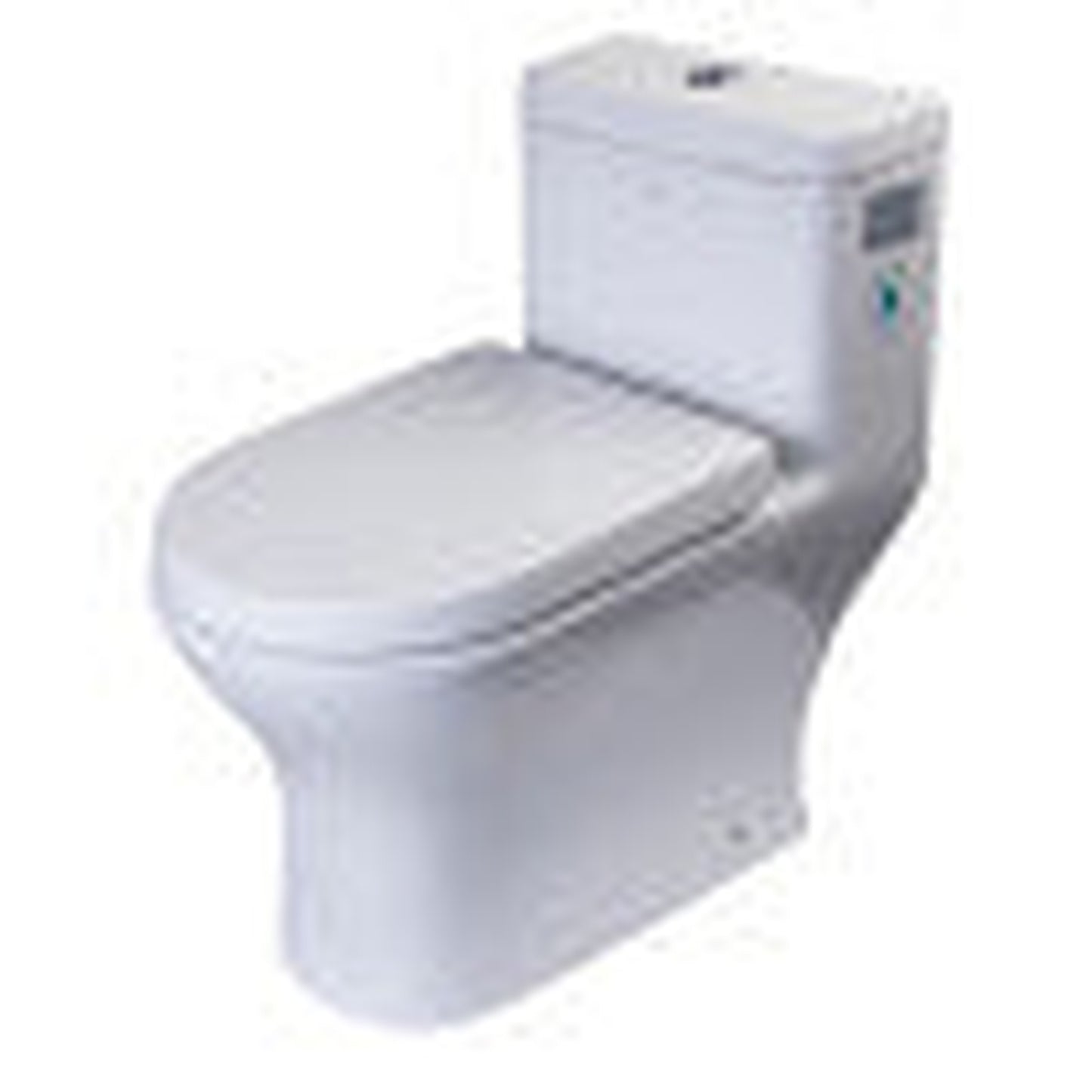 Eago Dual Flush One Piece Eco-friendly High Efficiency Low Flush 27" White Toilet