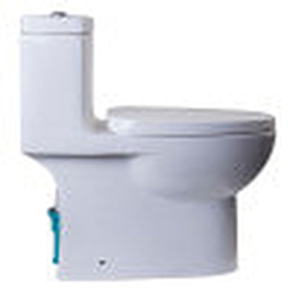 Eago Dual Flush One Piece Eco-friendly High Efficiency Low Flush White Toilet