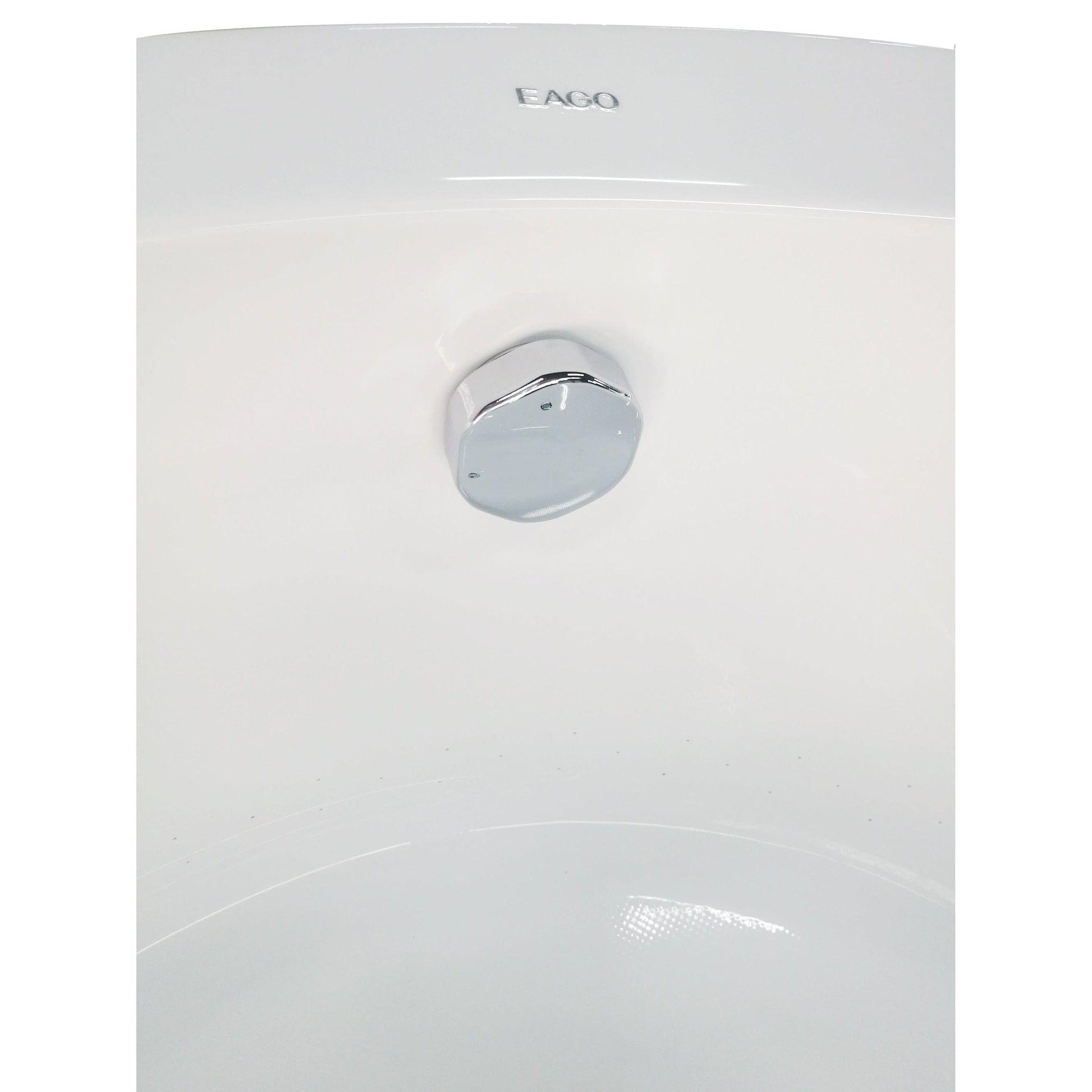 Eago Free Standing Air Bubble 66" Round Bathtub