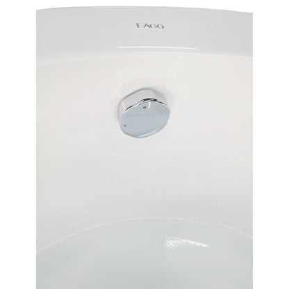 Eago Free Standing Air Bubble 66" Round Bathtub