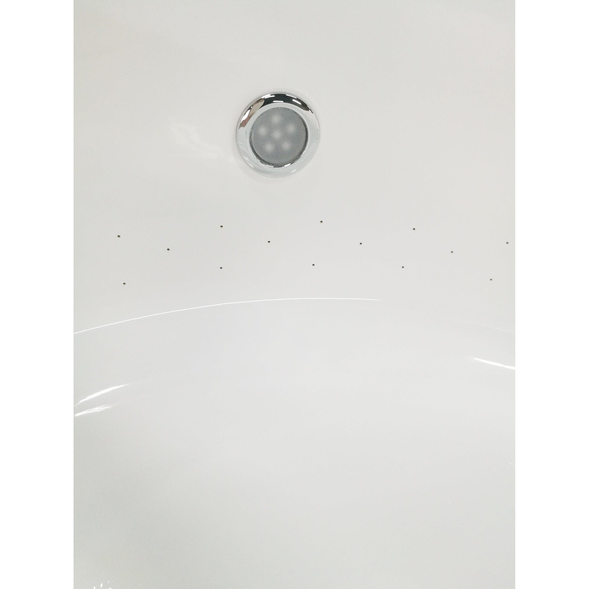 Eago Free Standing Air Bubble 66" Round Bathtub