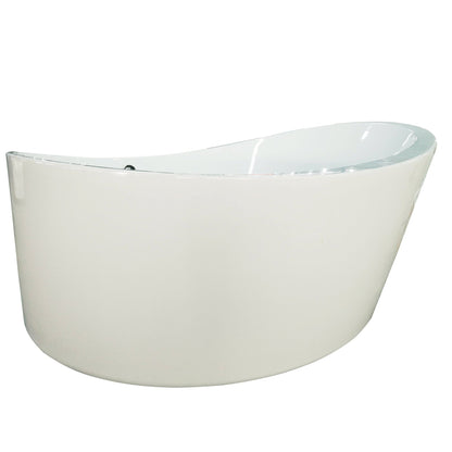 Eago Free Standing Air Bubble 66" Round Bathtub