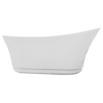 Eago Free Standing Air Bubble 69" White Bathtub