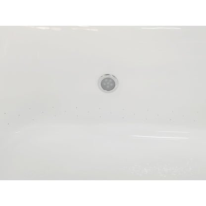 Eago Free Standing Air Bubble 69" White Bathtub