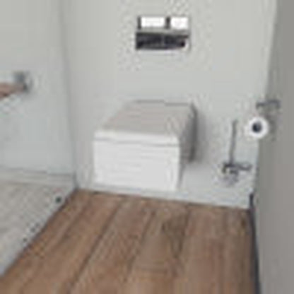 Eago Modern Wall Mount Dual Flush 21" Square Toilet