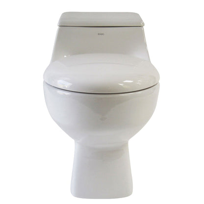 Eago One Piece High Efficiency Low Flush Eco-Friendly 29" Ceramic White Toilet