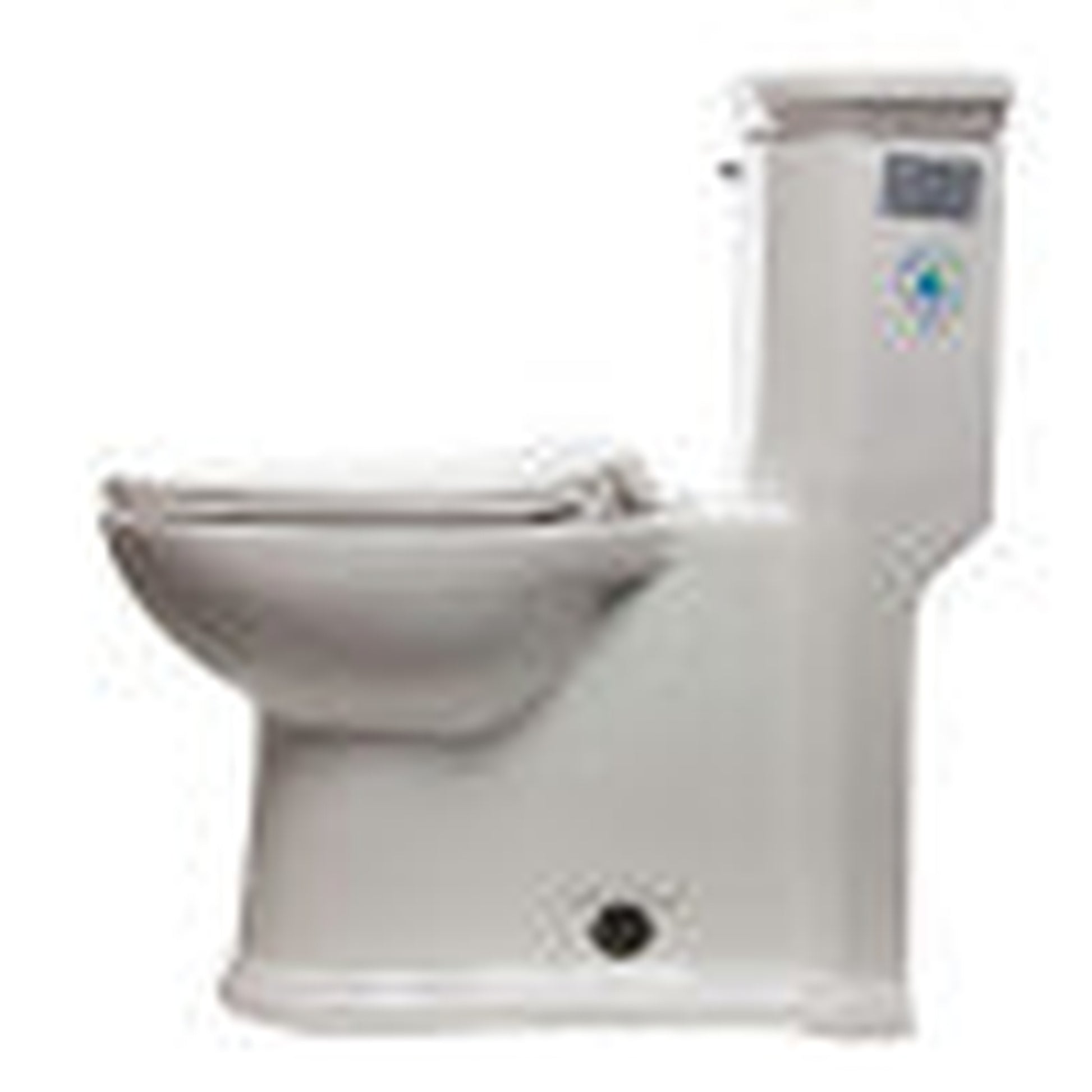Eago One Piece Single Flush White Toilet