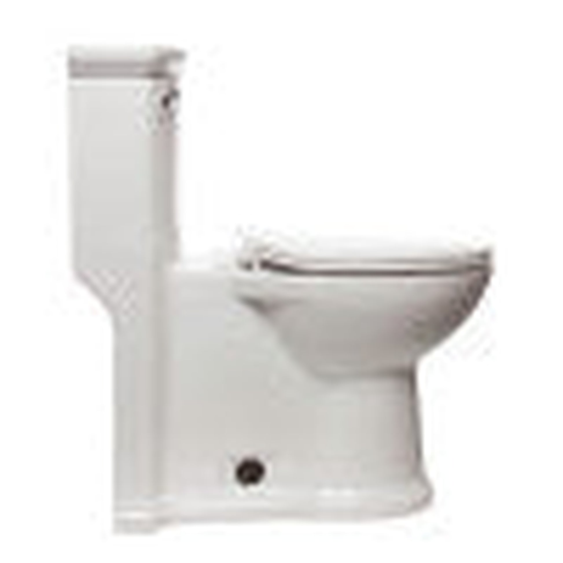 Eago One Piece Single Flush White Toilet