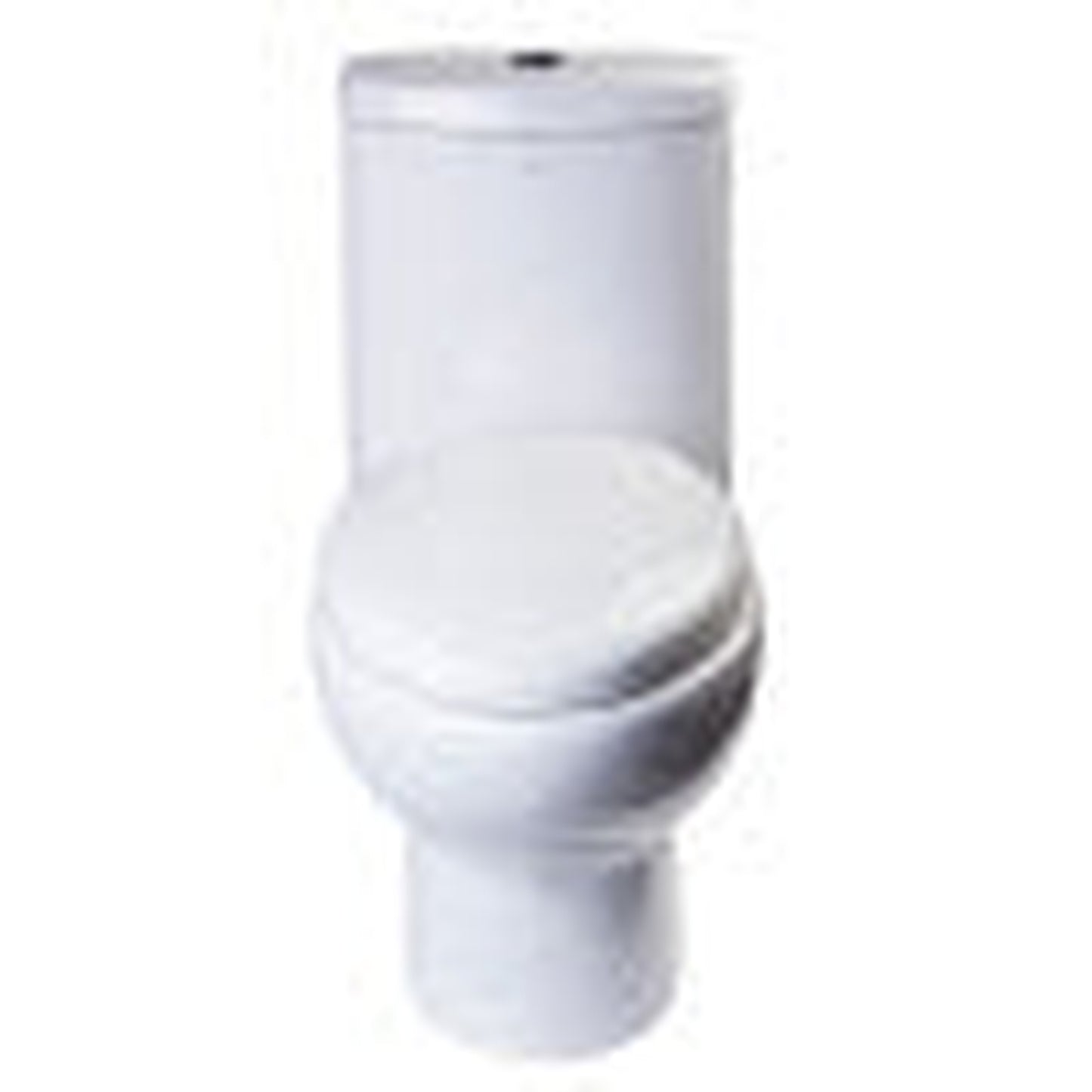 Eago Tall Dual Flush One Piece Low Flush 28" Ceramic White Toilet