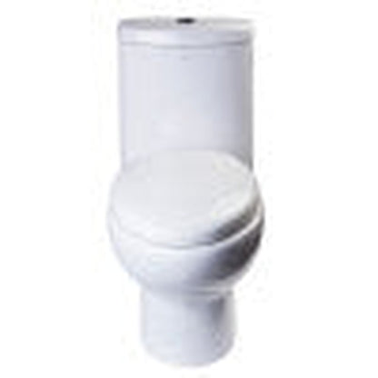 Eago Tall Dual Flush One Piece Low Flush 28" Ceramic White Toilet