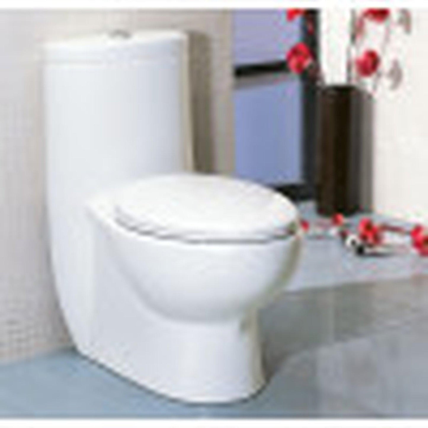Eago Tall Dual Flush One Piece Low Flush 28" Ceramic White Toilet