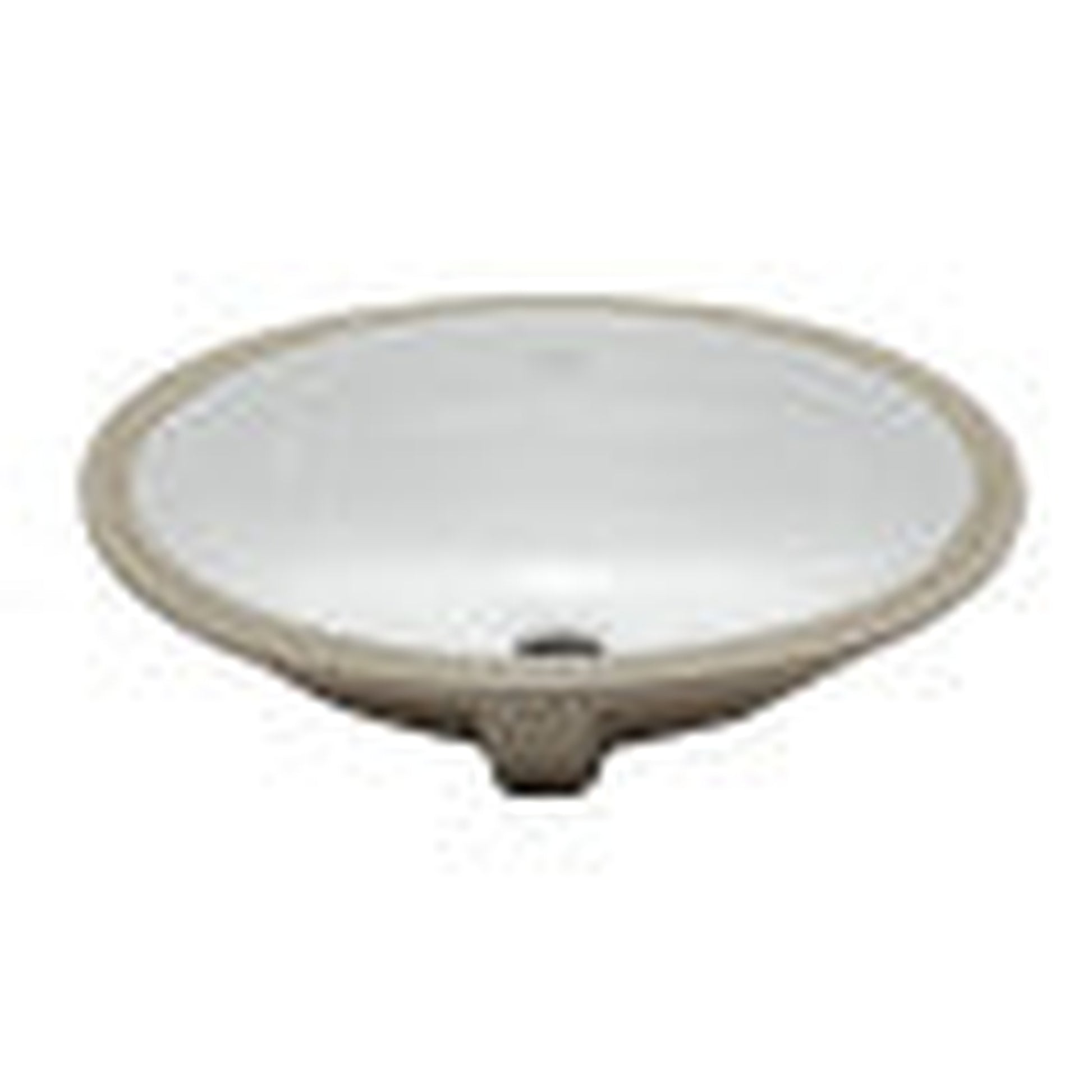 Eago Undermount 18"x15" White Ceramic Bathroom Sink