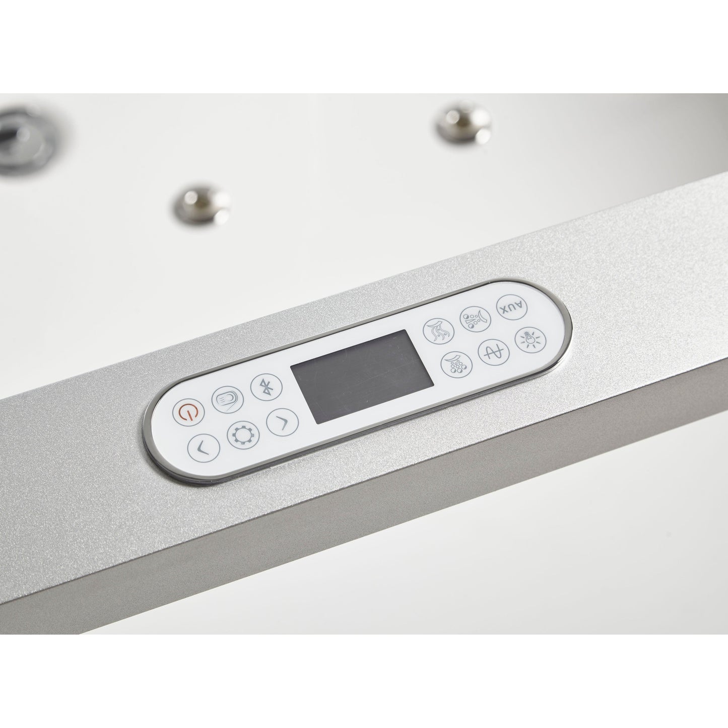 Eago Whirlpool 6 ft Clear Rectangular Acrylic White Bathtub for Two