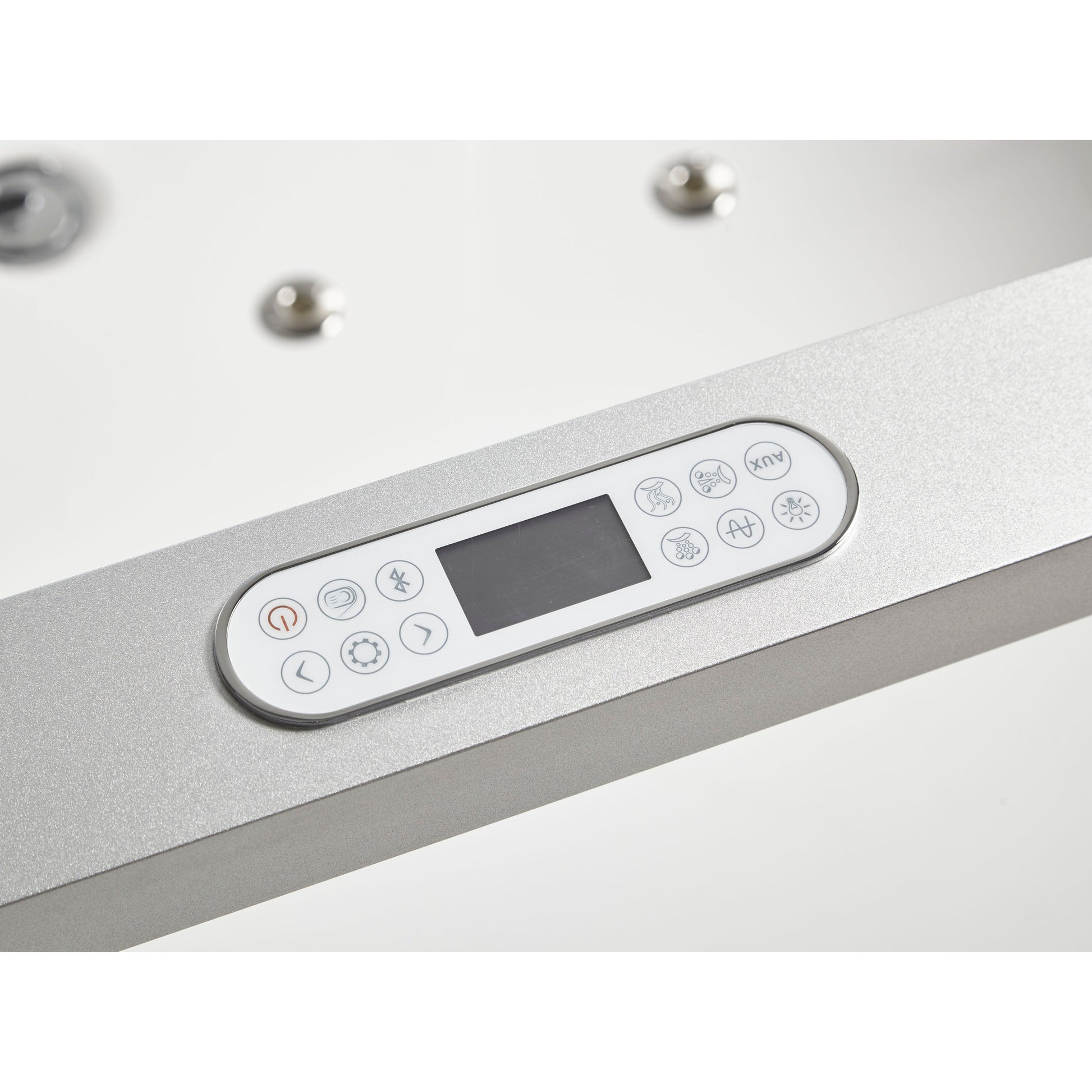 Eago Whirlpool 6 ft Clear Rectangular Acrylic White Bathtub for Two