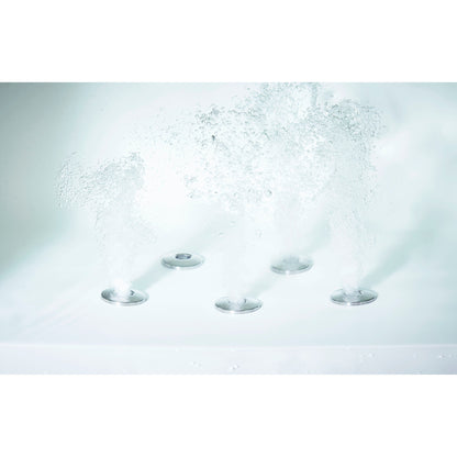 Eago Whirlpool 6 ft Rectangular Acrylic White Bathtub